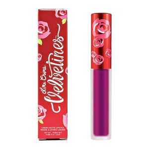 Lime Crime Velvetines liquid Matte Lipstick in shade Scandal (deep plum) NIB